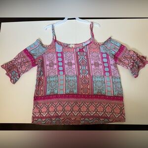Womens tank top off the shoulder top